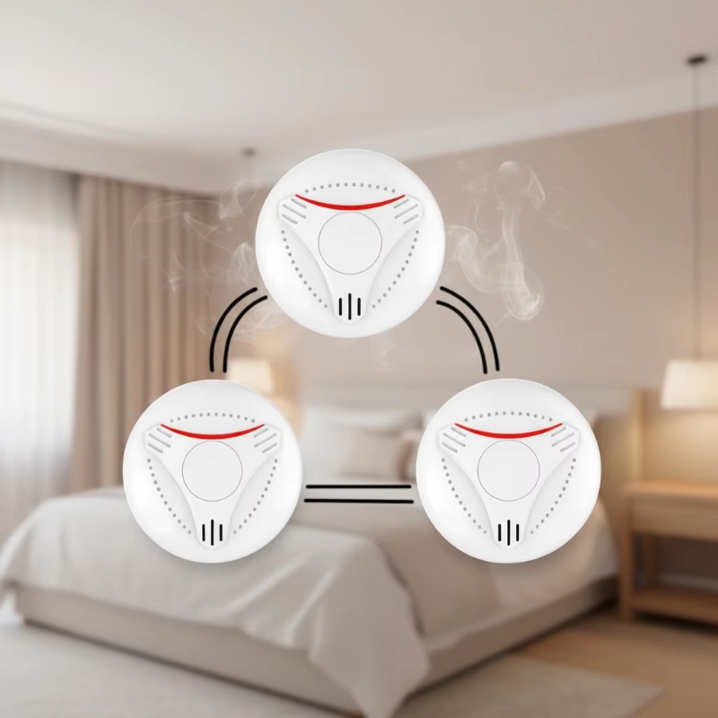 Smoke Detector Interconnected - كاشف دخان لاسلكي متصل من أكتيففاير