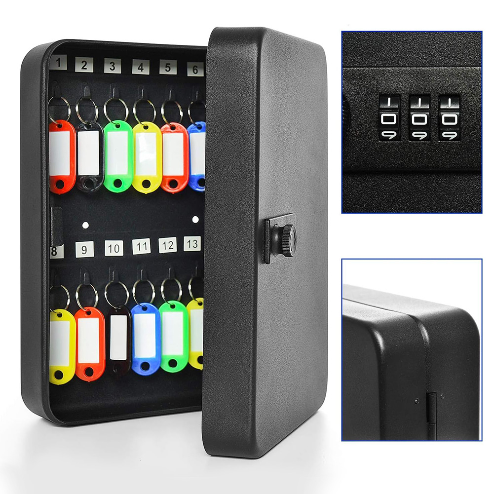 Lockbox Key Secure - خزانة مفاتيح مركبة على الحائط ،