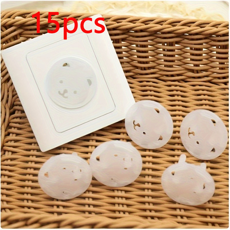 Outlet Cover Baby - 15 قطعة غطاء حماية لمأخذ الطاقة