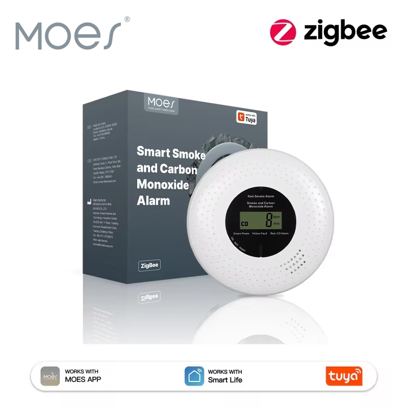 Co Detector Plug - جهاز MOES Tuya ZigBee للكشف عن