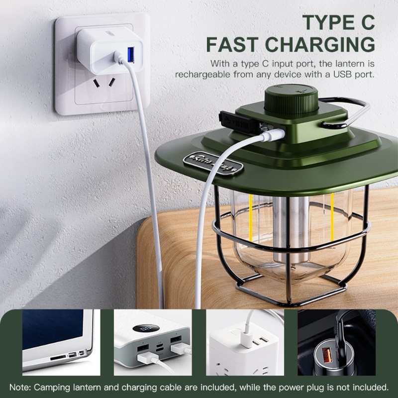 فانوس تخييم LED عتيق الطراز مق - مراجعة Power Outage Light وسعره