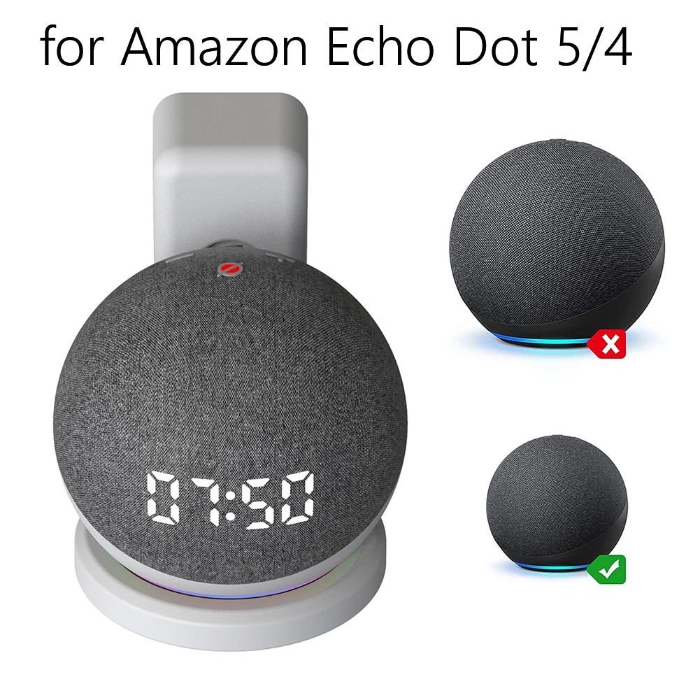 حامل مكبر صوت بلاستيكي مثبت عل - مراجعة Amazon Speaker Echo Dot 5 وسعره