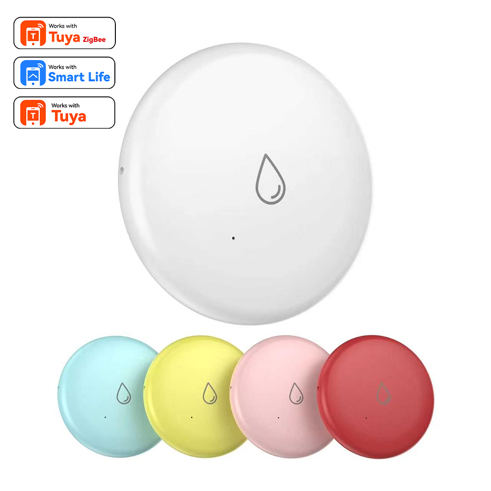 مستشعر تسرب زيجبي مع مؤشر LED  - مراجعة Water Alarm Sensor وسعره