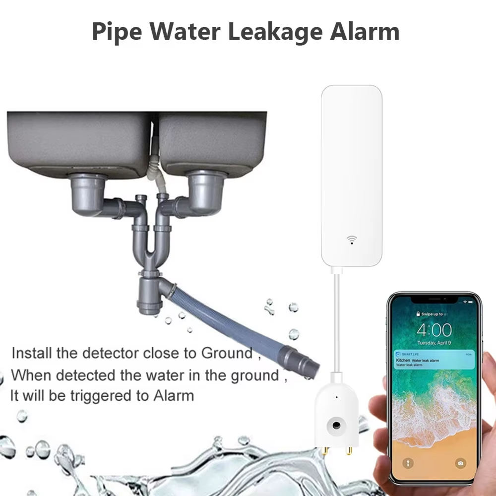 جهاز استشعار تسرب المياه بتقني - مراجعة Water Alarm Sensor وسعره