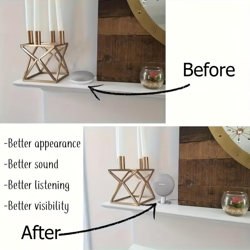 حامل مدمج لسماعة جوجل نست/هوم  - مراجعة Google Speaker Nest Audio وسعره