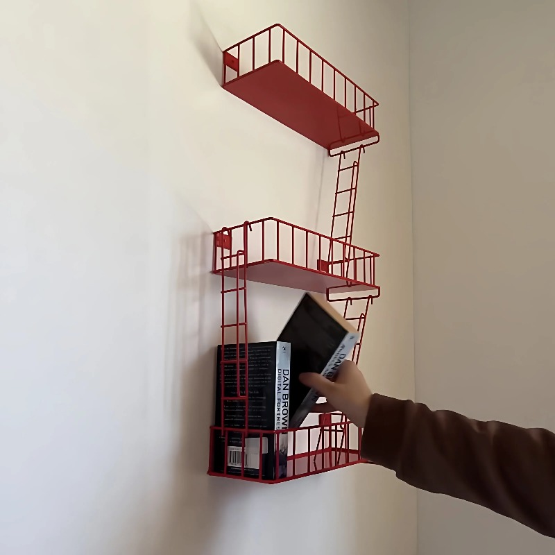 رف حائط للهروب من الحريق، منظم - مراجعة Fire Escape Ladder وسعره