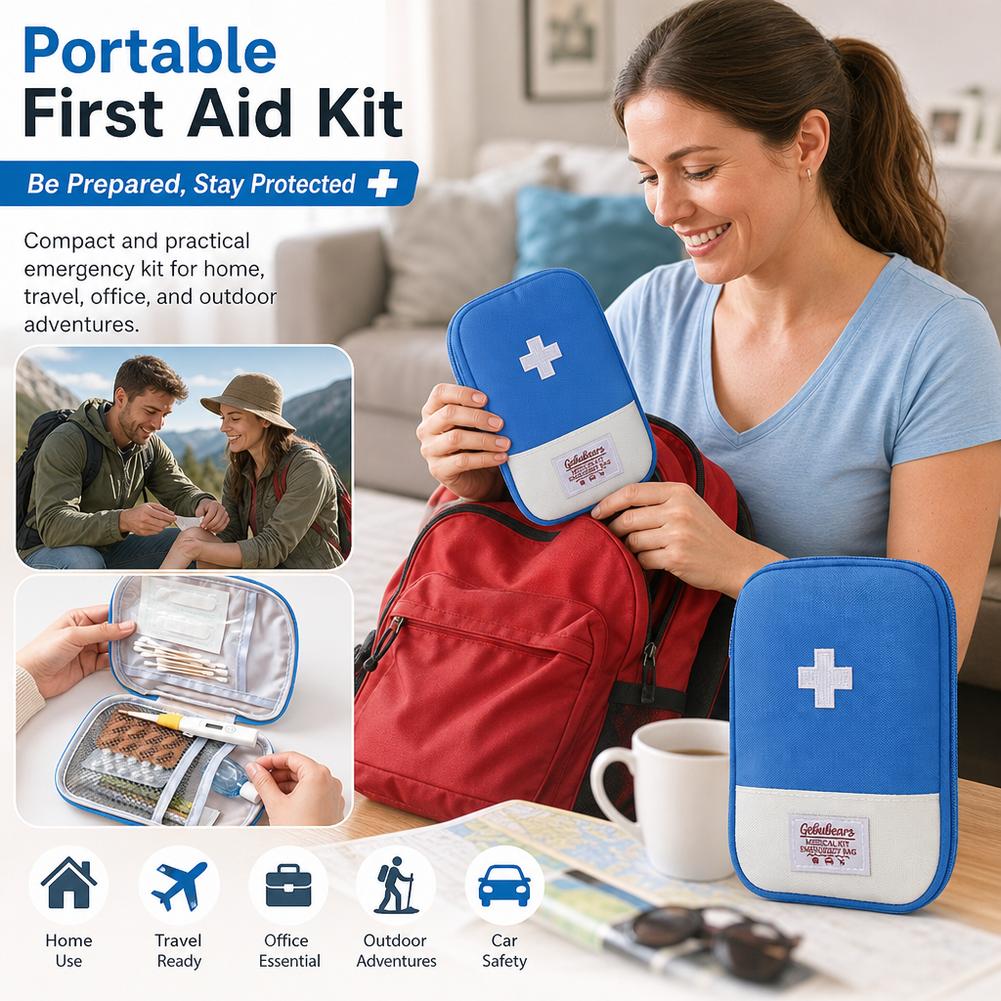 حقيبة إسعافات أولية محمولة ذات - مراجعة First Aid Bag Kit وسعره