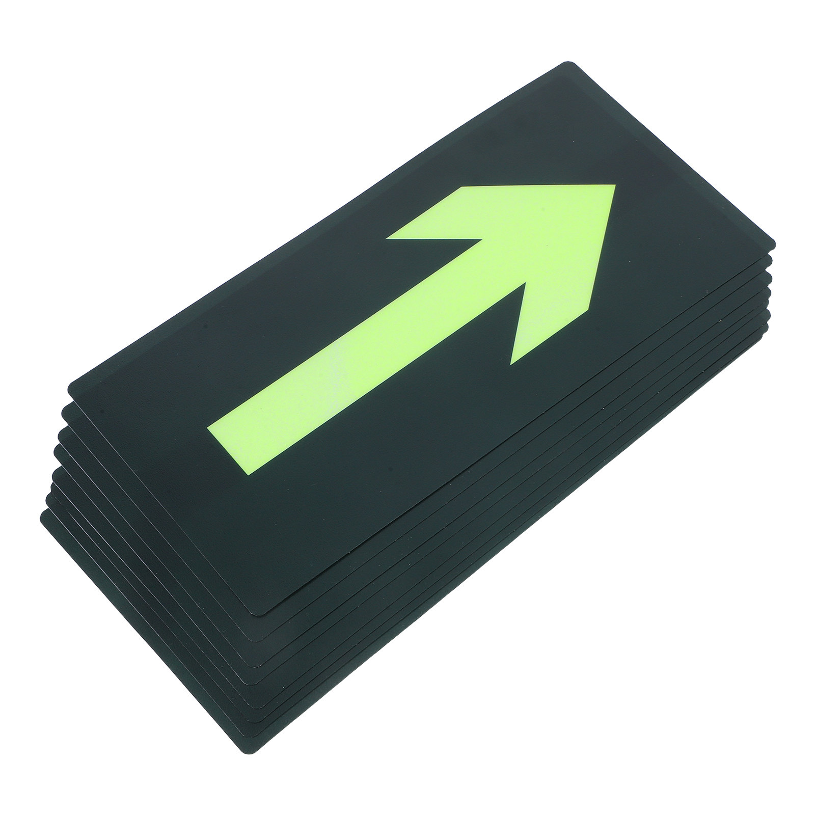 8 قطع من ملصقات الأسهم المضيئة - مراجعة Emergency Exit Sign وسعره