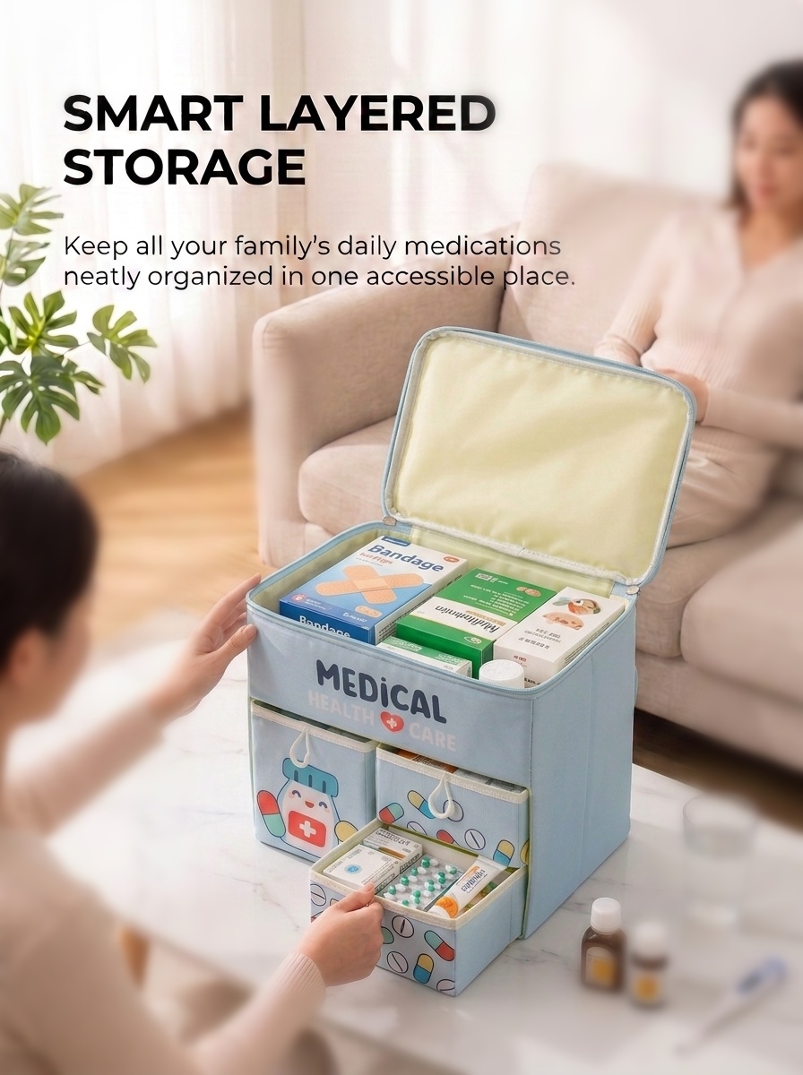 حقيبة إسعافات أولية محمولة بتص - مراجعة First Aid Bag Kit وسعره