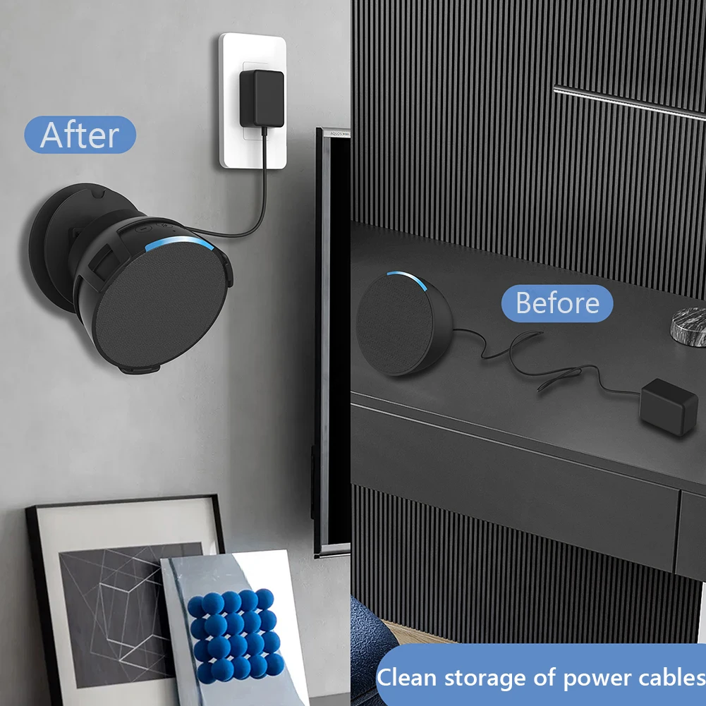 دعامة حامل مكبر الصوت المثبتة  - مراجعة Amazon Speaker Echo Pop وسعره