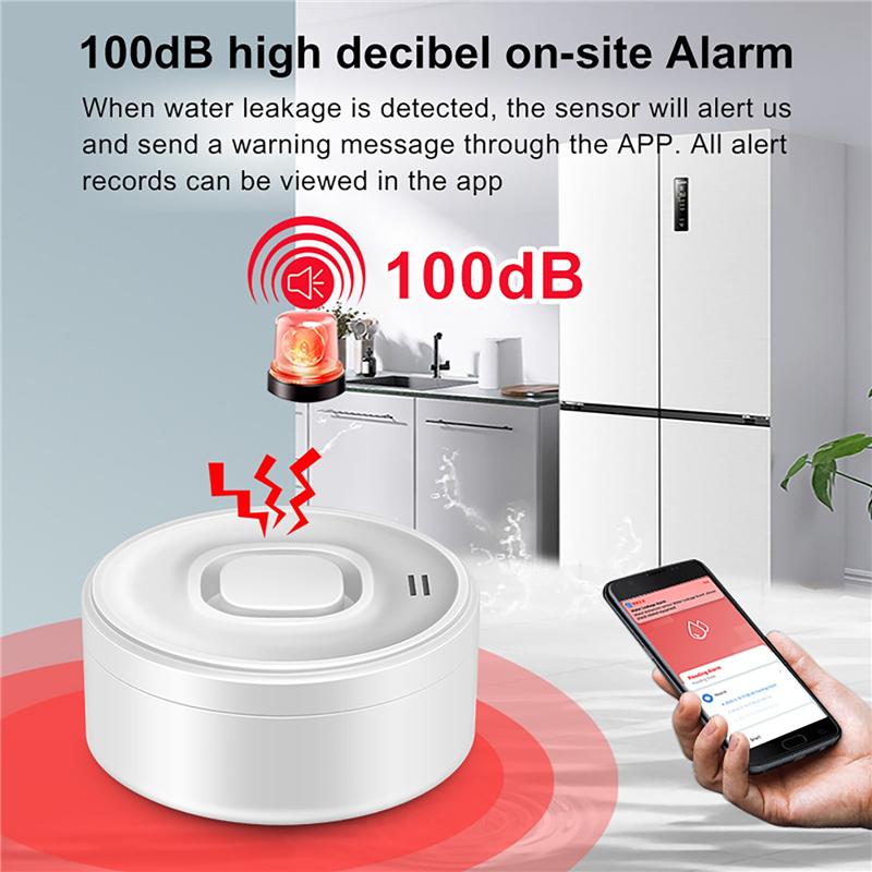 كاشف تسرب المياه الذكي WIFI 10 - مراجعة Water Alarm Sensor وسعره
