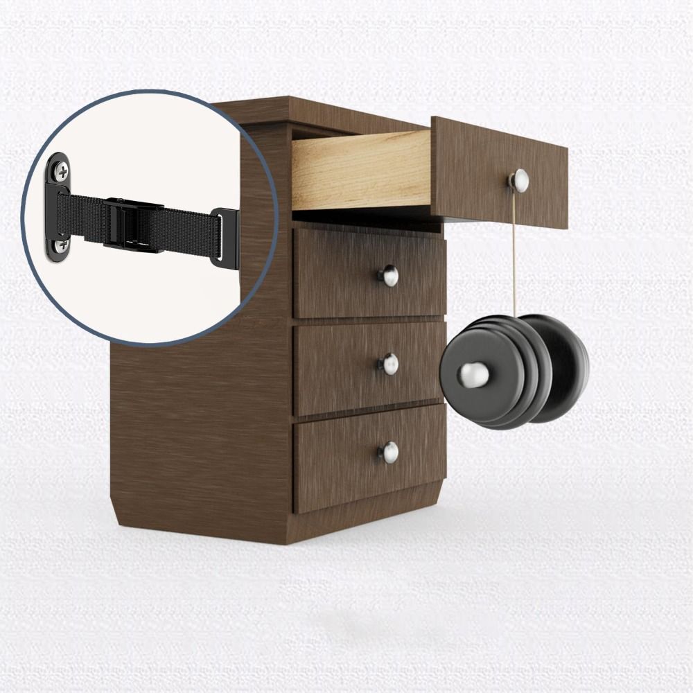 مثبتات أثاث مقاومة للزلازل، طق - مراجعة Earthquake Anchor Strap وسعره