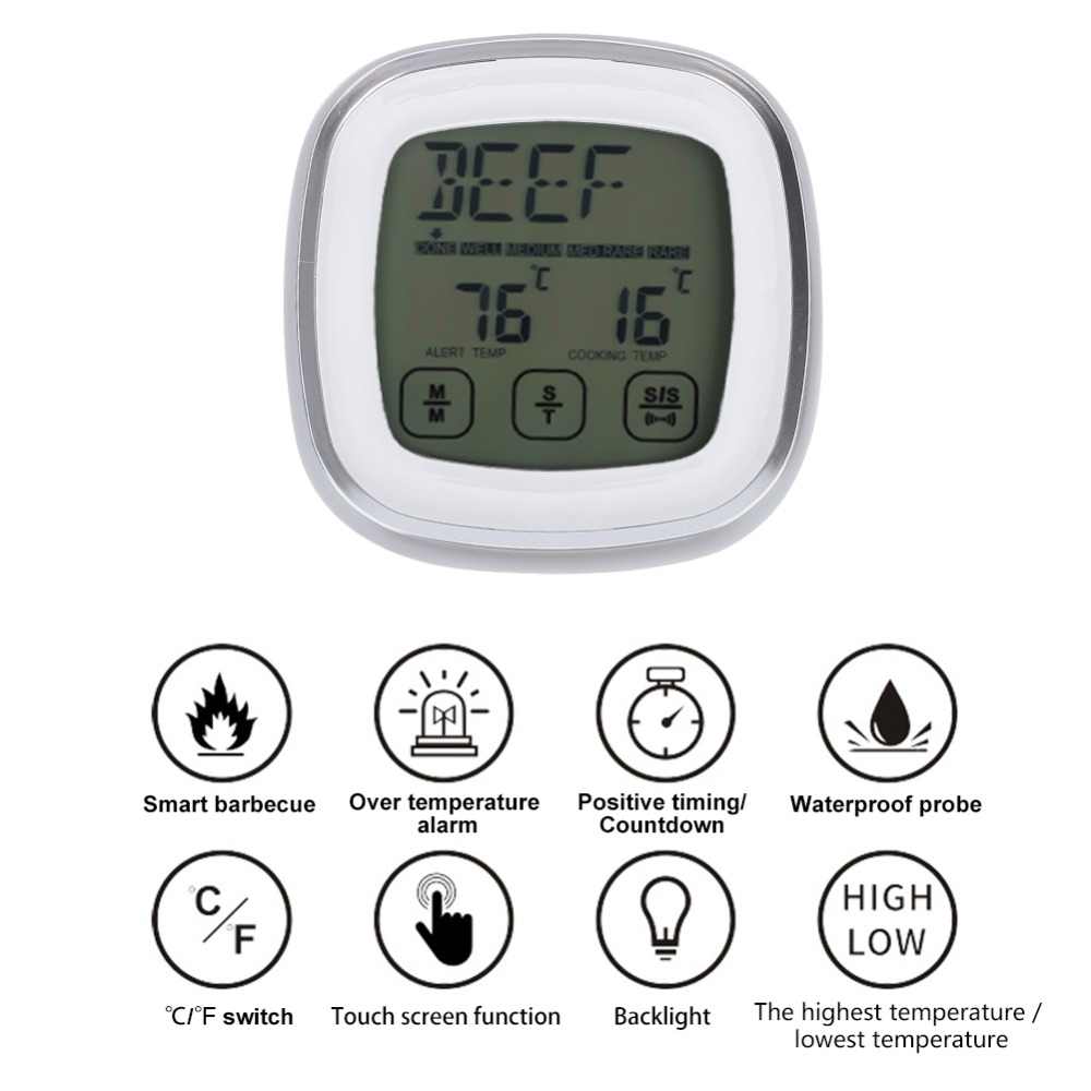ميزان حرارة رقمي للحوم بشاشة ل - مراجعة Pool Alarm Float وسعره