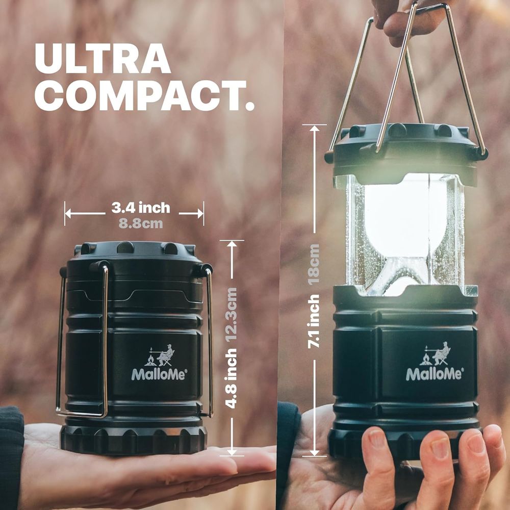 فوانيس تخييم LED متعددة الألوا - مراجعة Power Outage Light وسعره