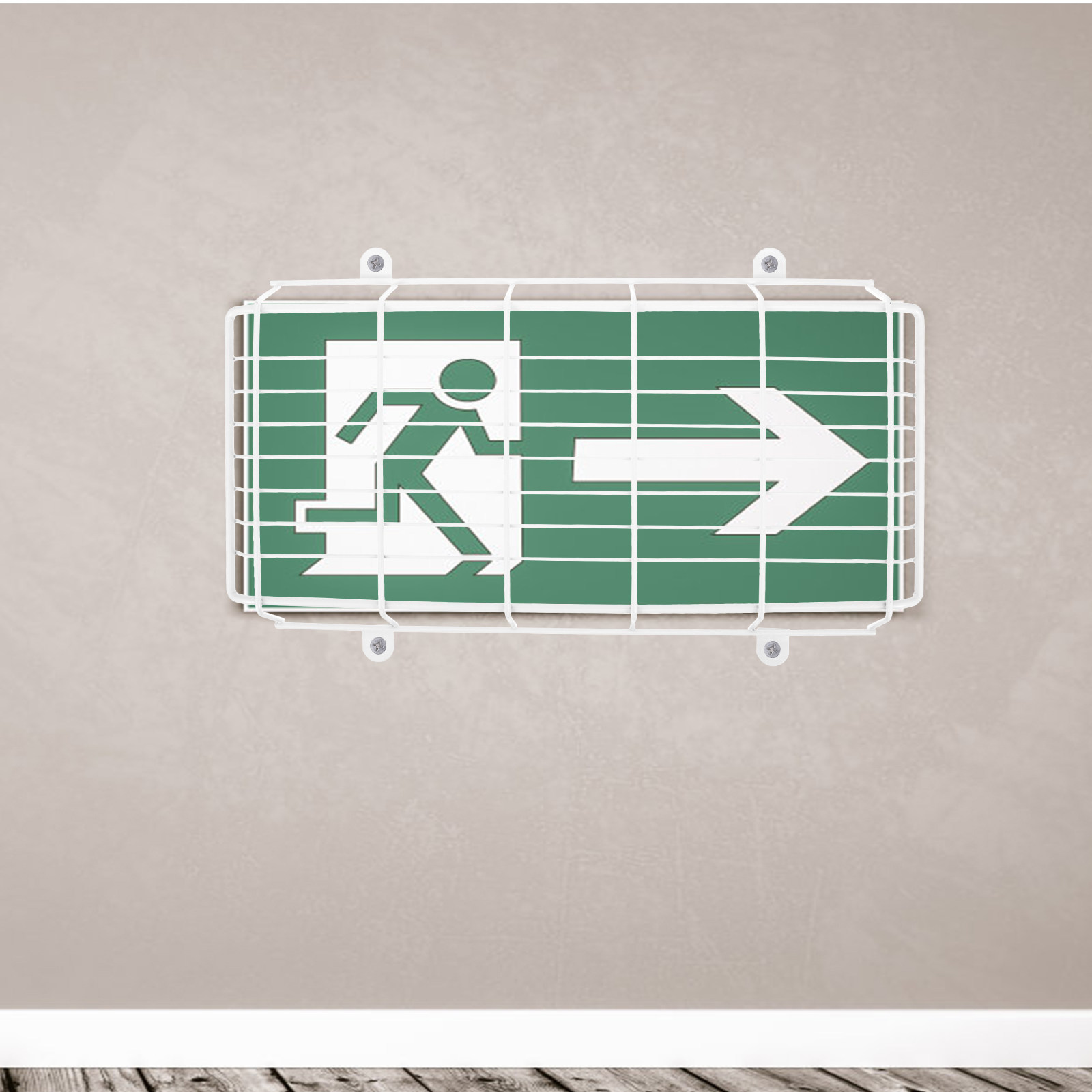غطاء حماية معدني لمصباح الطوار - مراجعة Emergency Exit Sign وسعره